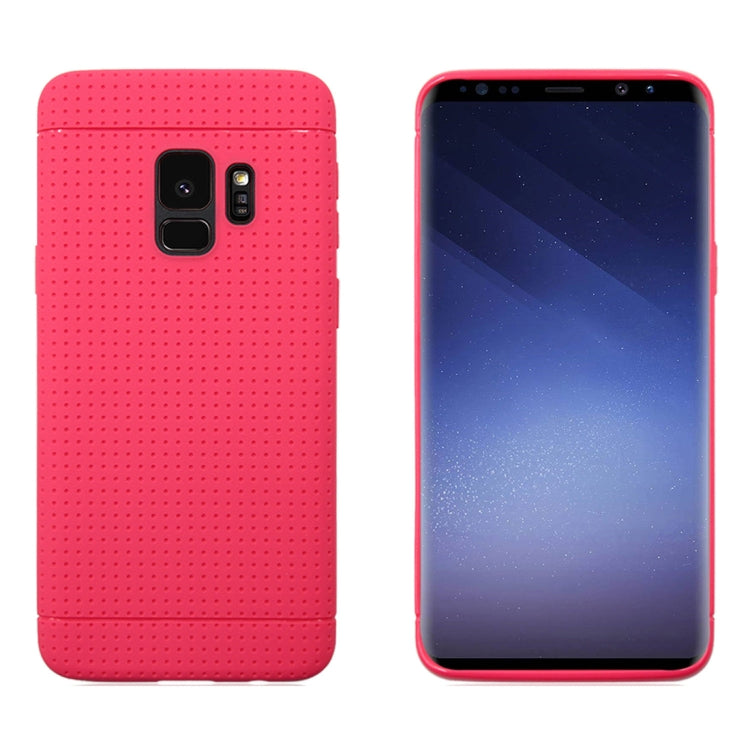 For Galaxy S9 Honeycomb Texture Soft TPU Protective Back Case
