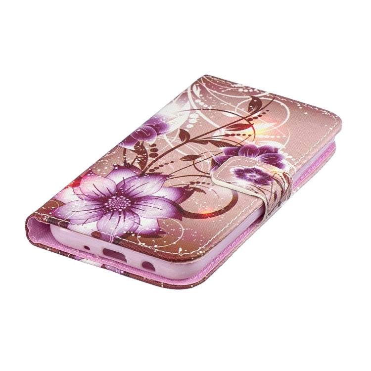 Lotus Pattern Horizontal Flip Leather Case for Galaxy A2 Core, with Holder & Card Slots & Wallet