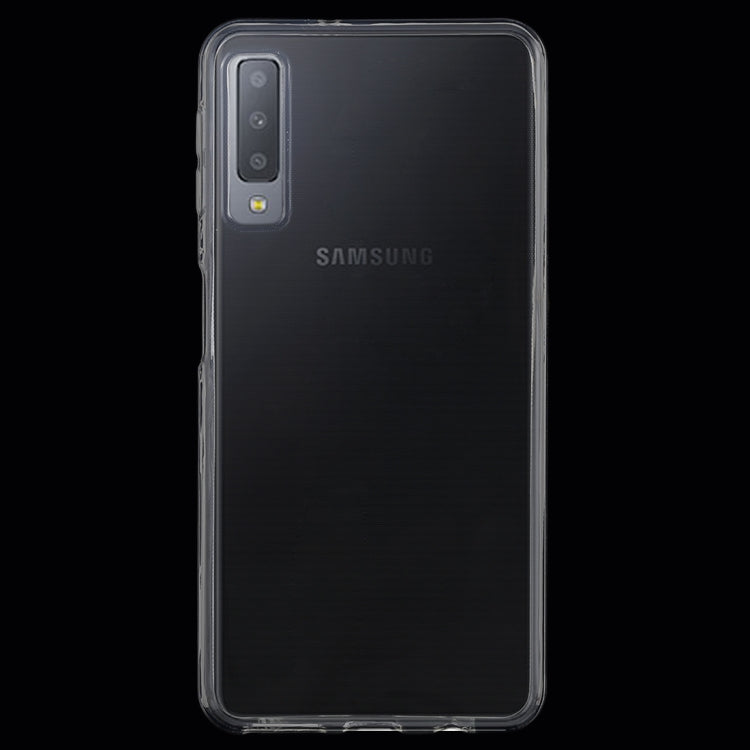 0.75mm Transparent TPU Protective Case for Galaxy A7 (2018)(Transparent)