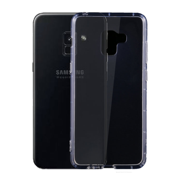 For Galaxy A5 (2018) 0.5cm Transparent TPU Protective Case (Transparent)