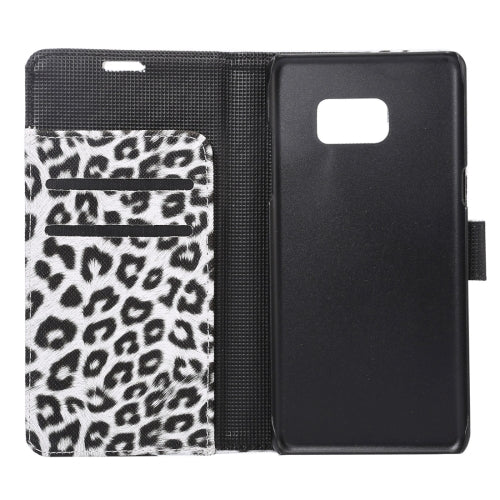 For Galaxy Note 7 / N930 Leopard Texture Magnetic Adsorption Horizontal Flip Leather Case with Card Slot & Holder & Wallet