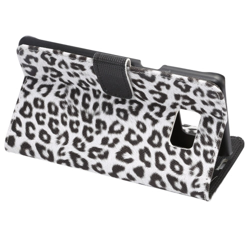 For Galaxy Note 7 / N930 Leopard Texture Magnetic Adsorption Horizontal Flip Leather Case with Card Slot & Holder & Wallet