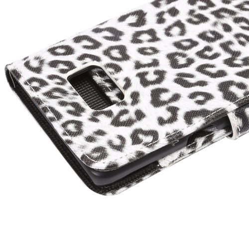 For Galaxy Note 7 / N930 Leopard Texture Magnetic Adsorption Horizontal Flip Leather Case with Card Slot & Holder & Wallet