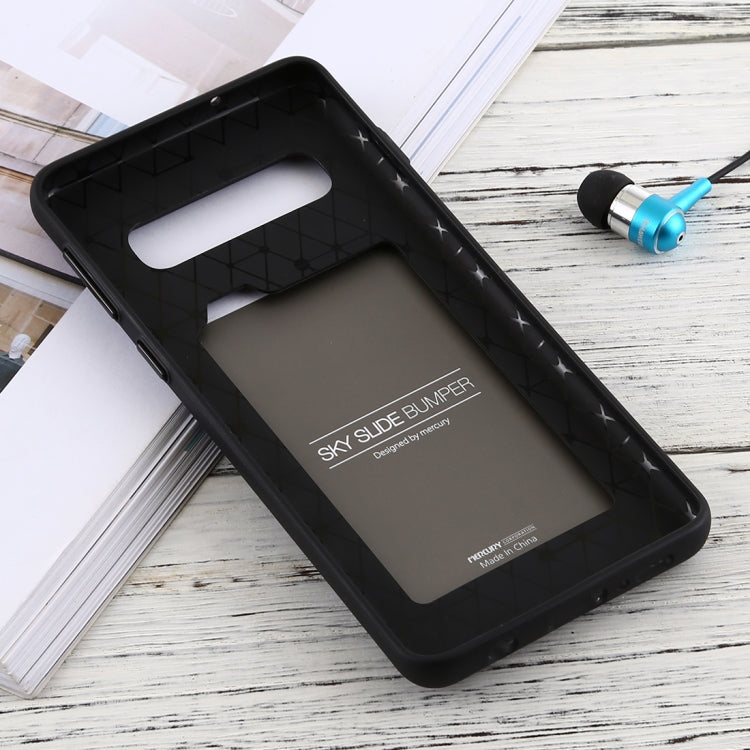GOOSPERY Sky Slide Bumper TPU + PC Case for Galaxy S10, with Card Slot