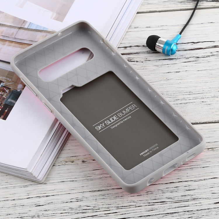 GOOSPERY Sky Slide Bumper TPU + PC Case for Galaxy S10, with Card Slot
