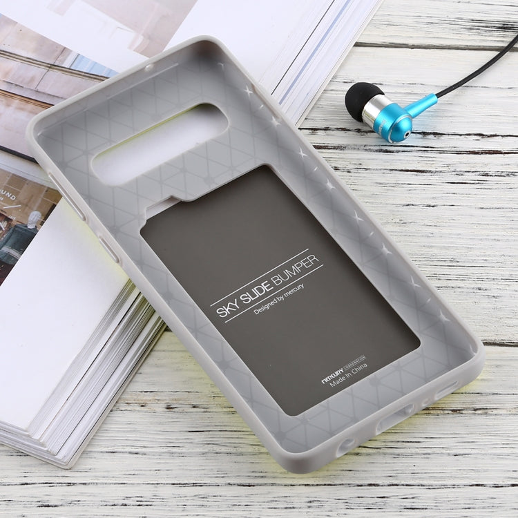 GOOSPERY Sky Slide Bumper TPU + PC Case for Galaxy S10, with Card Slot