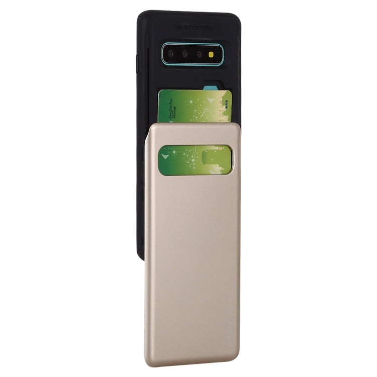GOOSPERY Sky Slide Bumper TPU + PC Case for Galaxy S10, with Card Slot