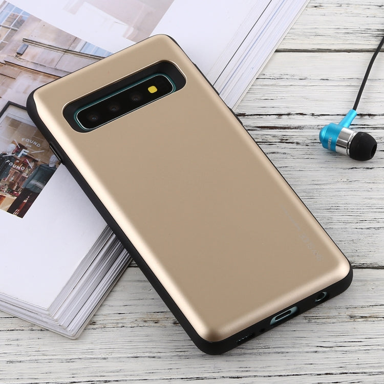 GOOSPERY Sky Slide Bumper TPU + PC Case for Galaxy S10, with Card Slot