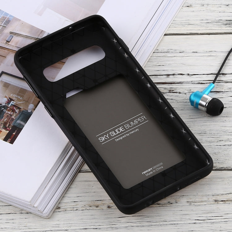GOOSPERY Sky Slide Bumper TPU + PC Case for Galaxy S10, with Card Slot