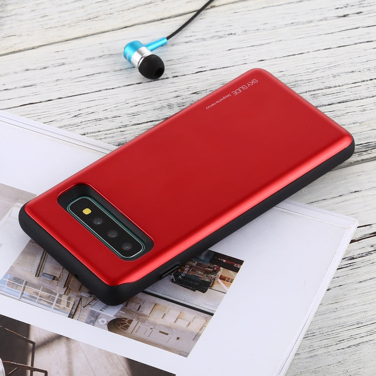 GOOSPERY Sky Slide Bumper TPU + PC Case for Galaxy S10, with Card Slot