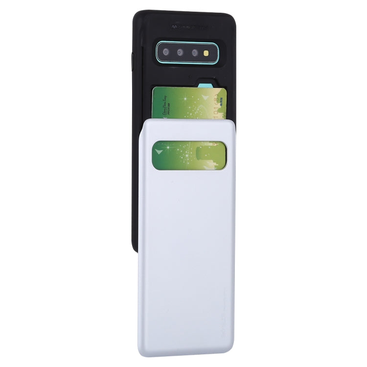 GOOSPERY Sky Slide Bumper TPU + PC Case for Galaxy S10, with Card Slot