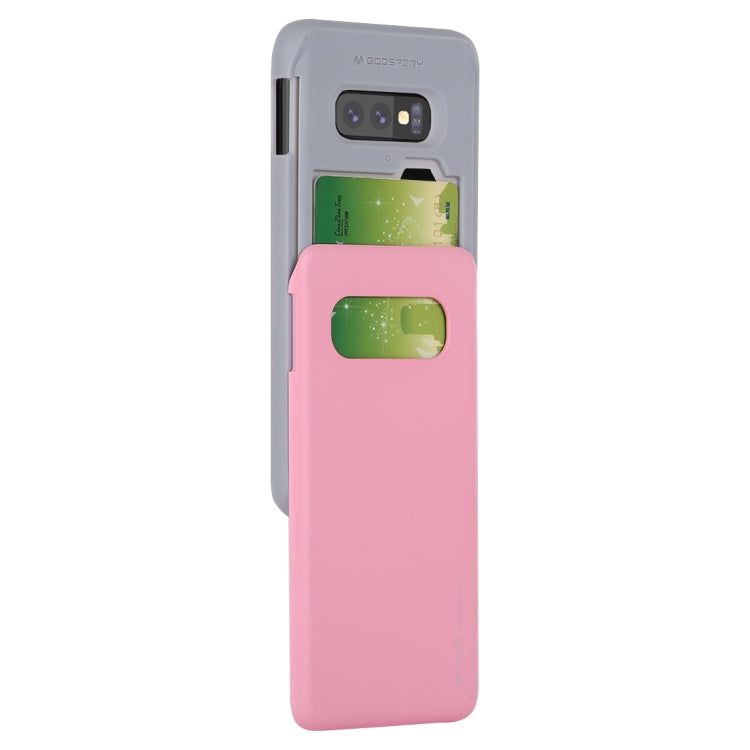 GOOSPERY Sky Slide Bumper TPU + PC Case for Galaxy S10e, with Card Slot