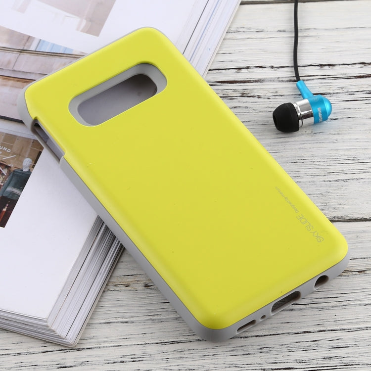 GOOSPERY Sky Slide Bumper TPU + PC Case for Galaxy S10e, with Card Slot