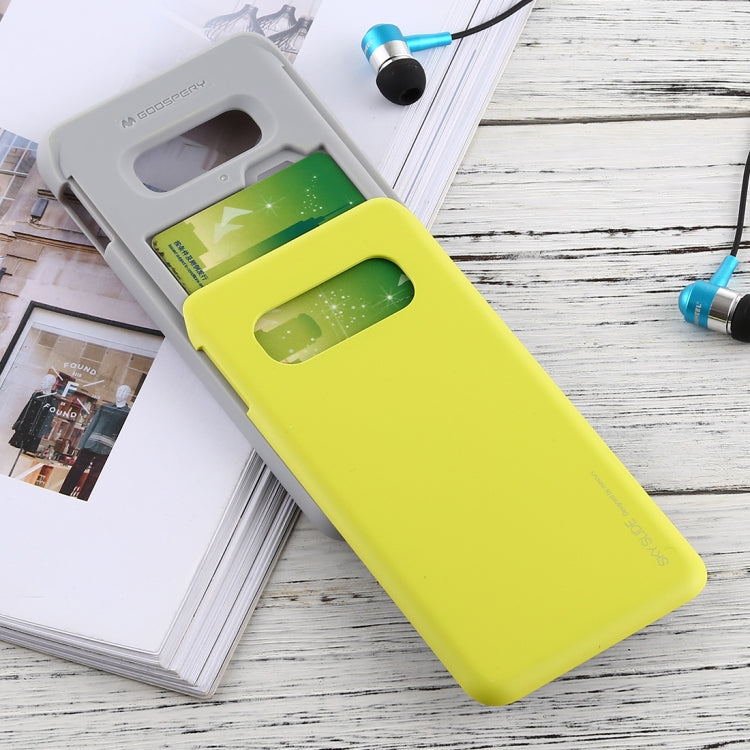 GOOSPERY Sky Slide Bumper TPU + PC Case for Galaxy S10e, with Card Slot