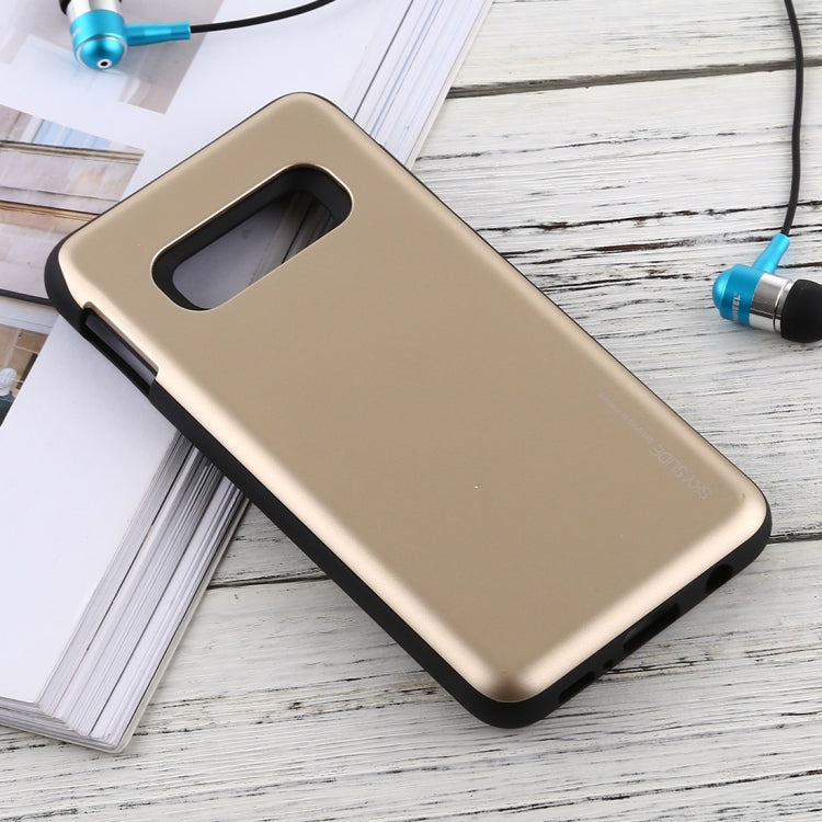 GOOSPERY Sky Slide Bumper TPU + PC Case for Galaxy S10e, with Card Slot