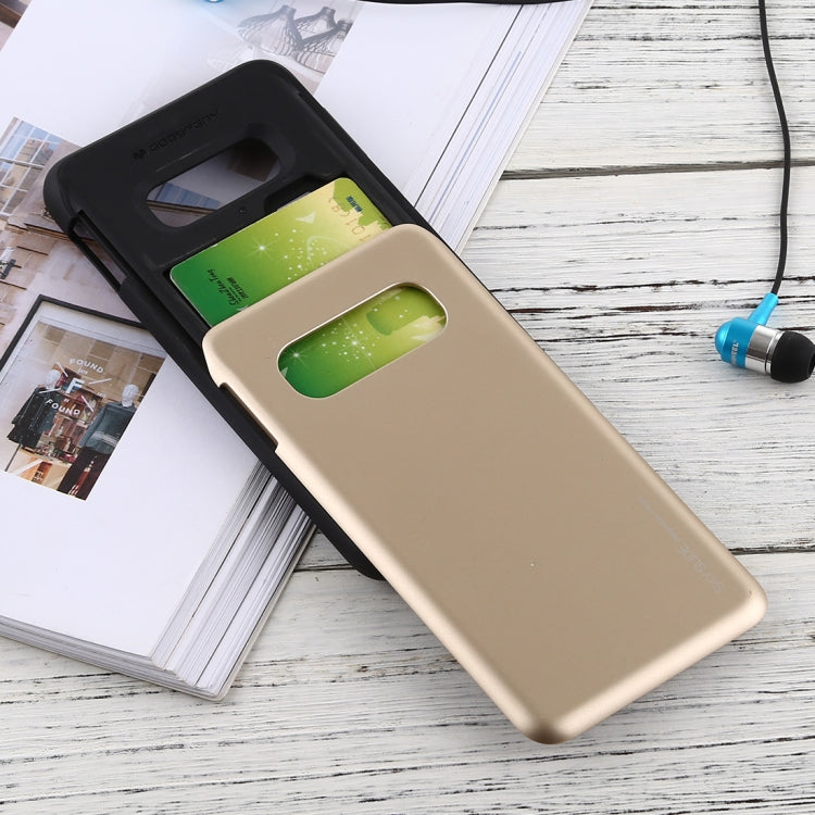 GOOSPERY Sky Slide Bumper TPU + PC Case for Galaxy S10e, with Card Slot