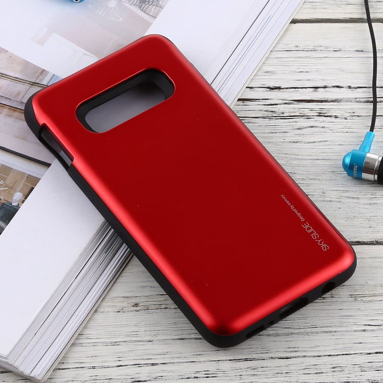 GOOSPERY Sky Slide Bumper TPU + PC Case for Galaxy S10e, with Card Slot
