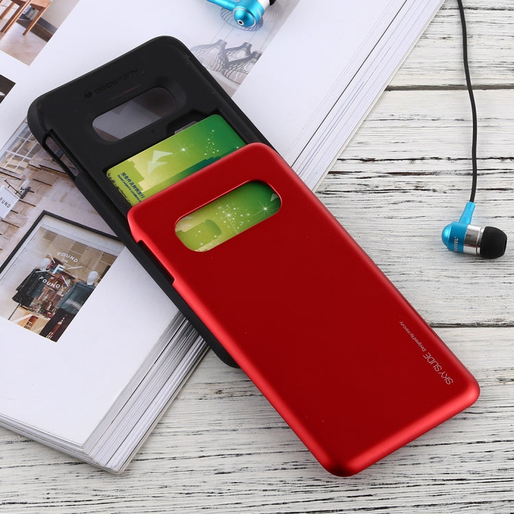 GOOSPERY Sky Slide Bumper TPU + PC Case for Galaxy S10e, with Card Slot