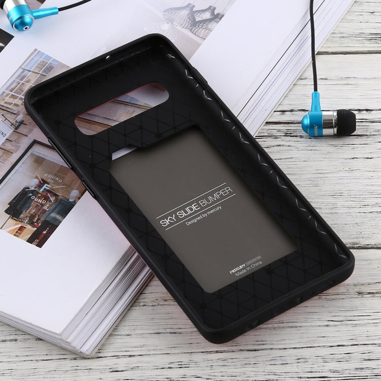 GOOSPERY Sky Slide Bumper TPU + PC Case for Galaxy S10+, with Card Slot