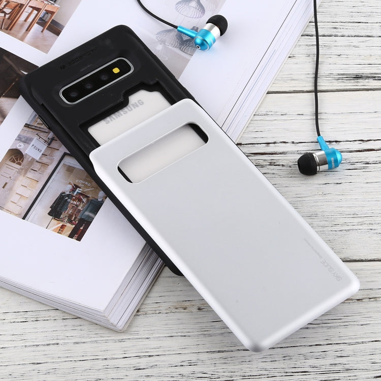 GOOSPERY Sky Slide Bumper TPU + PC Case for Galaxy S10+, with Card Slot