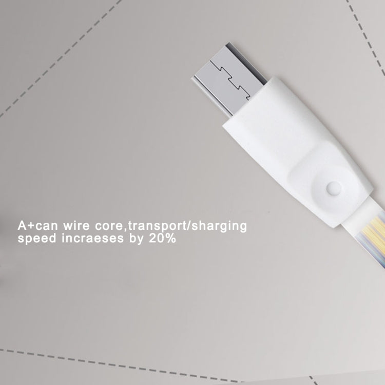 Teclast CM003W08 80CM Noodle Style 80CM High Speed TPE Material Micro USB to USB 2.0 Data Sync Charging Cable for Galaxy, HTC, Sony, Huawei, Xiaomi, Lenovo and Other Android Smartphones(White)