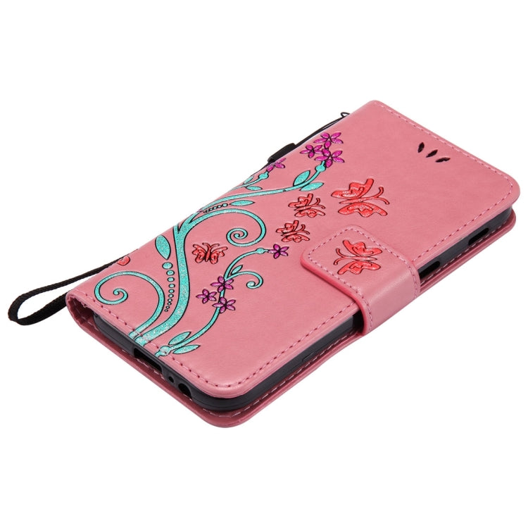 For Galaxy A3 (2017) Painted Butterfly Pattern Horizontal Flip Leather Case with Holder & Card Slots & Wallet & Lanyard