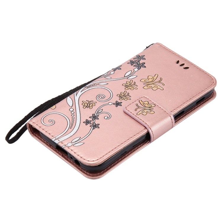 For Galaxy A3 (2017) Painted Butterfly Pattern Horizontal Flip Leather Case with Holder & Card Slots & Wallet & Lanyard