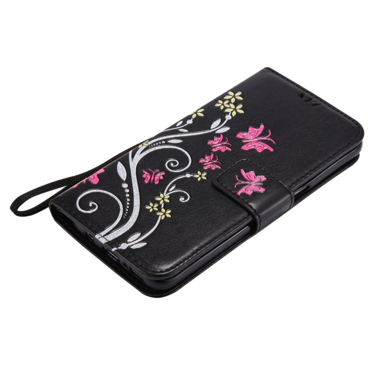 For Galaxy S8 Painted Butterfly Pattern Horizontal Flip Leather Case with Holder & Card Slots & Wallet & Lanyard