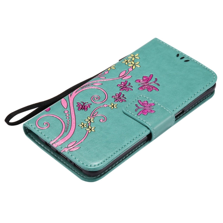 For Galaxy S8 Painted Butterfly Pattern Horizontal Flip Leather Case with Holder & Card Slots & Wallet & Lanyard