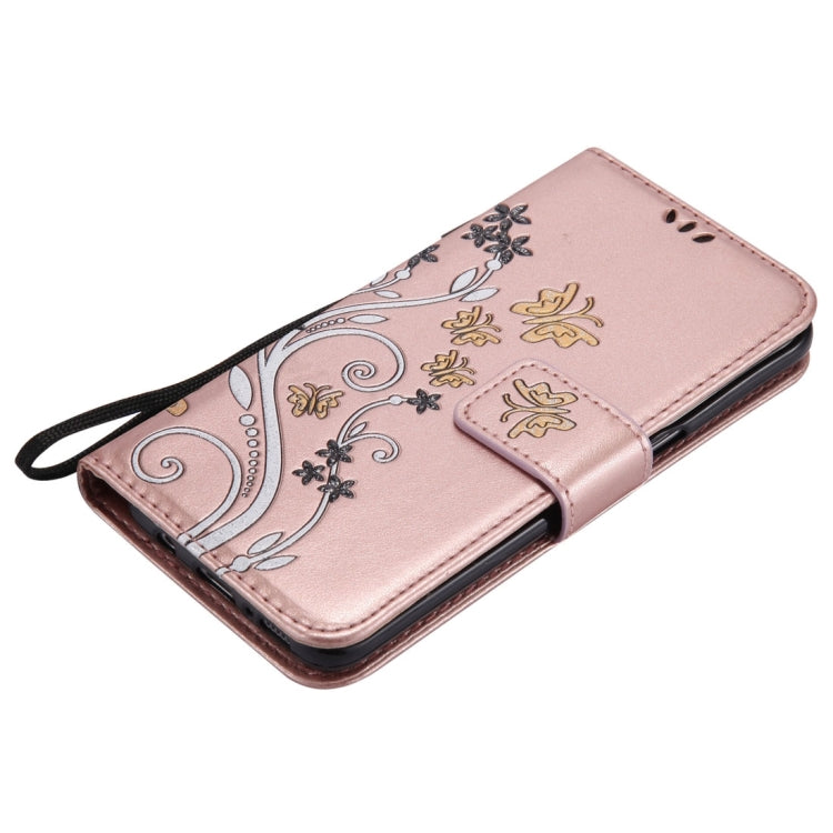 For Galaxy S8 Painted Butterfly Pattern Horizontal Flip Leather Case with Holder & Card Slots & Wallet & Lanyard