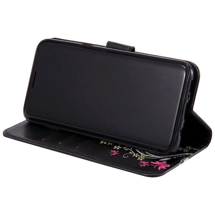 For Galaxy S8 + / G9550 Painted Butterfly Pattern Horizontal Flip Leather Case with Holder & Card Slots & Wallet & Lanyard
