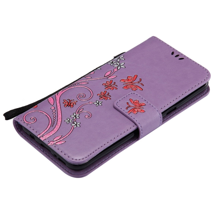 For Galaxy S8 + / G9550 Painted Butterfly Pattern Horizontal Flip Leather Case with Holder & Card Slots & Wallet & Lanyard