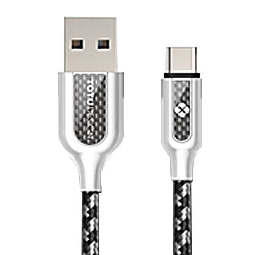TOTUDESIGN 1m 2.4A Zinc Alloy Carbon Fiber Type-C to USB Data Sync Quick Charger Cable, For Galaxy S7 & S7 Edge / LG G4 / Huawei P8 / Xiaomi Mi4 and other Smartphones