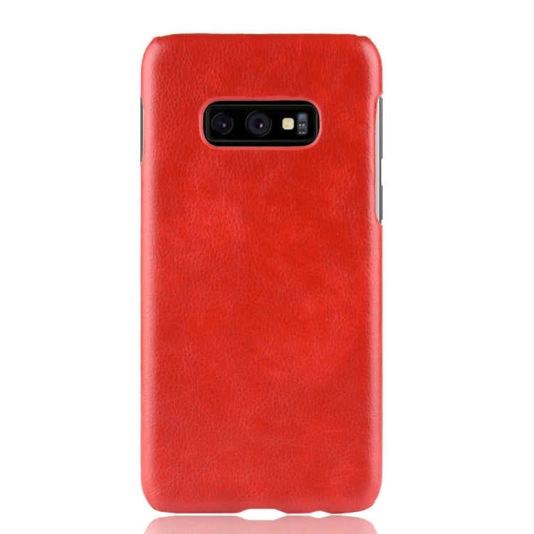 Shockproof Litchi Texture PC + PU Case for Galaxy S10e