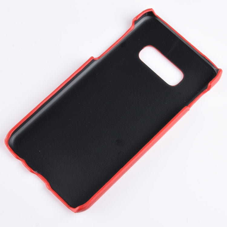 Shockproof Litchi Texture PC + PU Case for Galaxy S10e