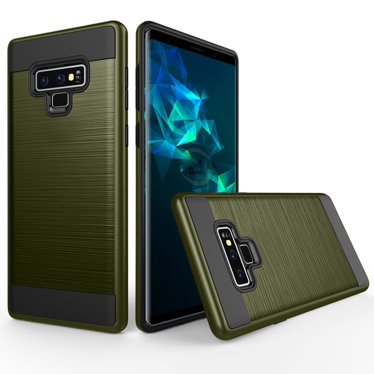 Brushed Texture Shockproof Rugged Armor Protective Case for Galaxy Note 9
