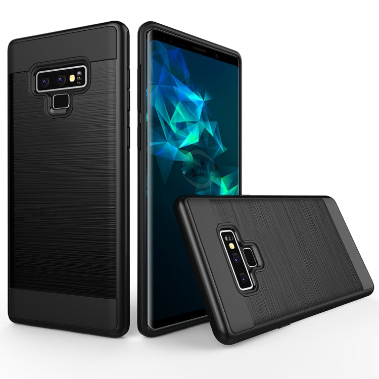 Brushed Texture Shockproof Rugged Armor Protective Case for Galaxy Note 9