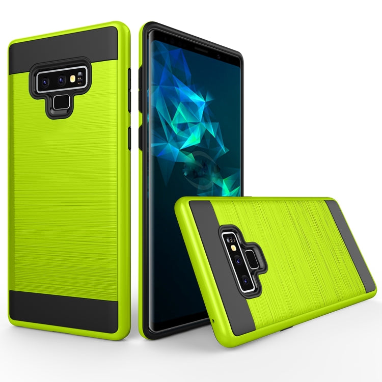 Brushed Texture Shockproof Rugged Armor Protective Case for Galaxy Note 9