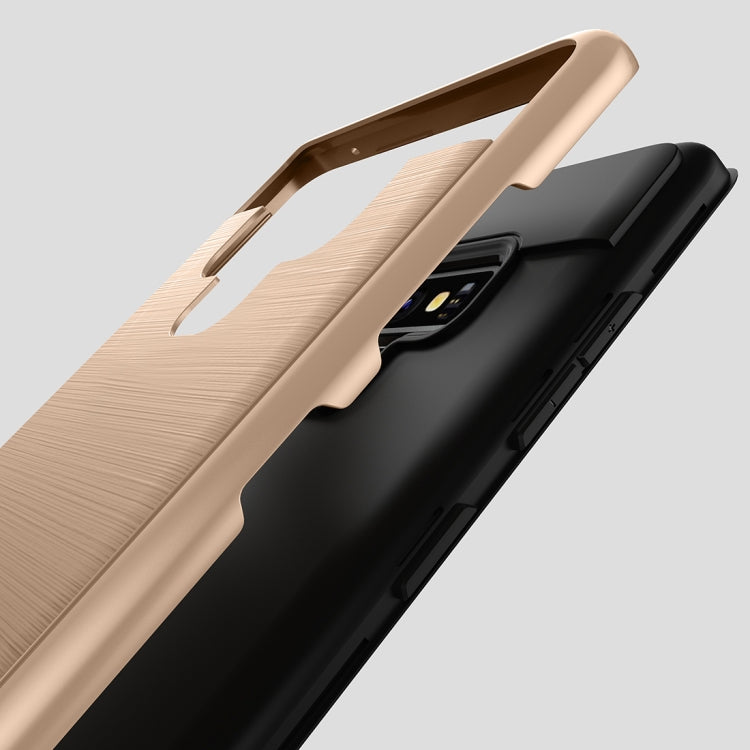 Brushed Texture Shockproof Rugged Armor Protective Case for Galaxy Note 9