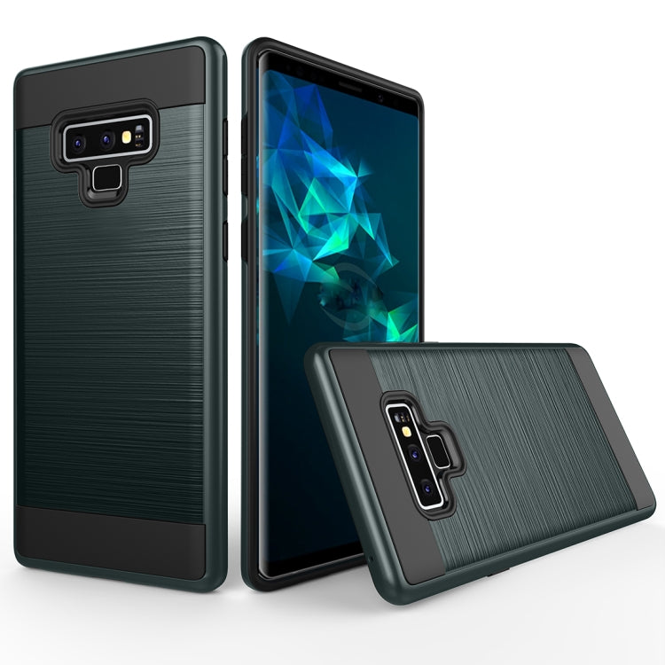Brushed Texture Shockproof Rugged Armor Protective Case for Galaxy Note 9