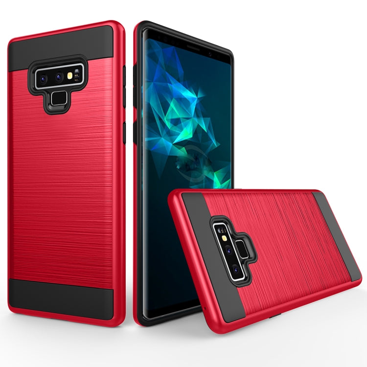 Brushed Texture Shockproof Rugged Armor Protective Case for Galaxy Note 9