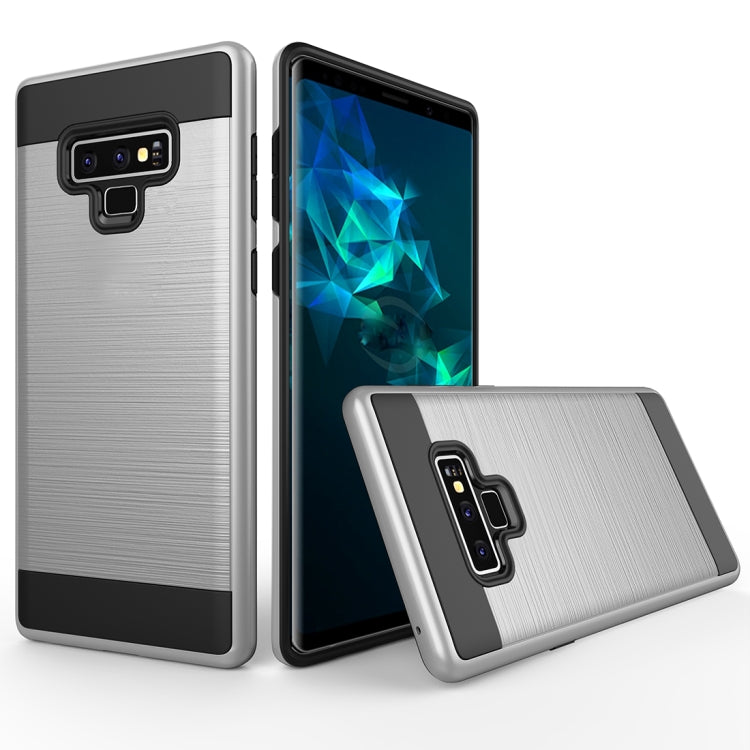 Brushed Texture Shockproof Rugged Armor Protective Case for Galaxy Note 9