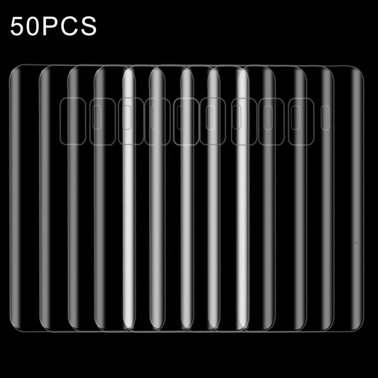 50 PCS Ultra-thin PET Back Screen Protector Film for Galaxy S9(Transparent)