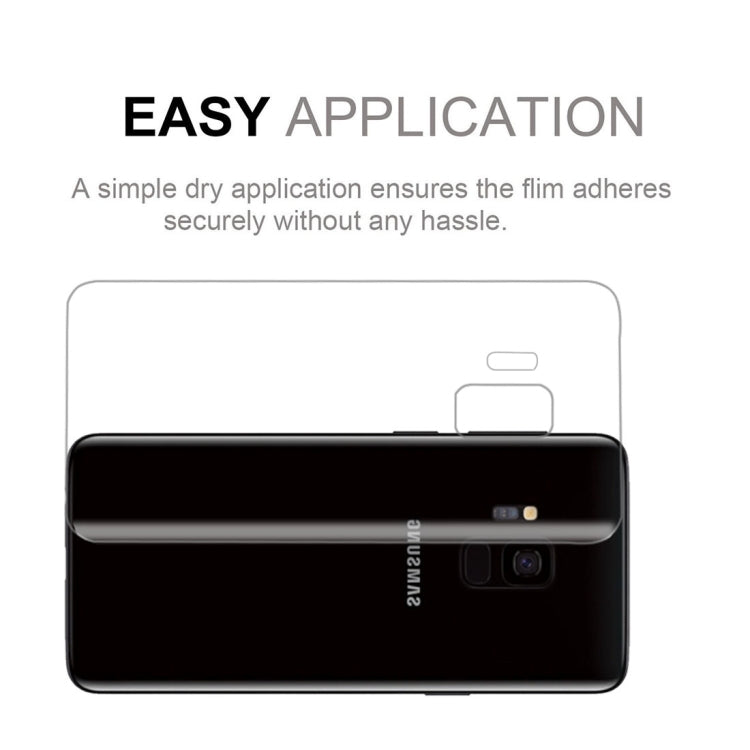 50 PCS Ultra-thin PET Back Screen Protector Film for Galaxy S9(Transparent)