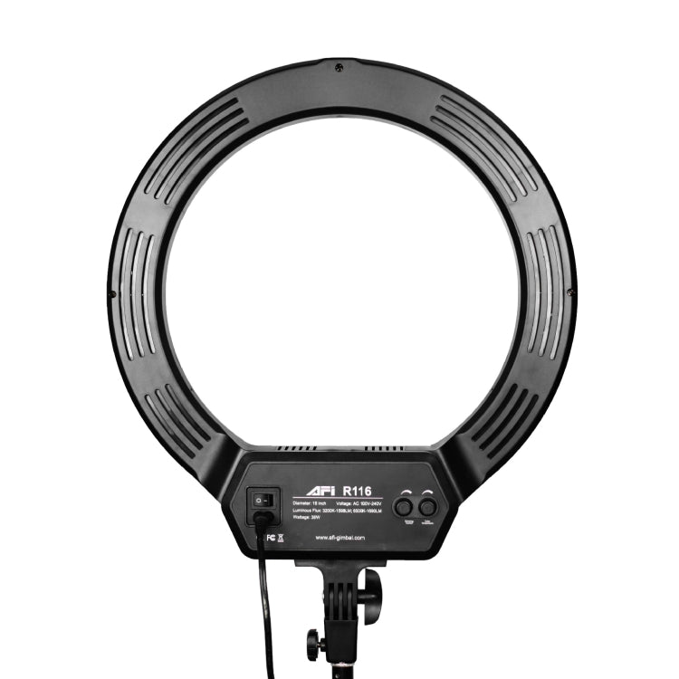 AFI R116 38W 16 inch Dimmable Rotatable LED Ring Photography Self-timer Fill Light with Mobile Phone Clip