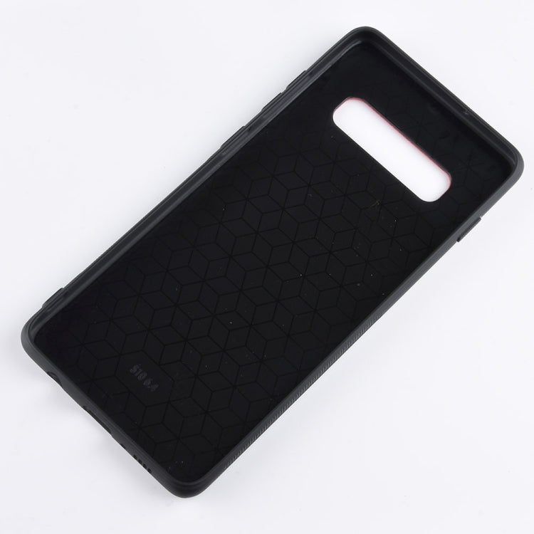 Shockproof Color Matching Denim PC + PU + TPU Case for Galaxy S10+
