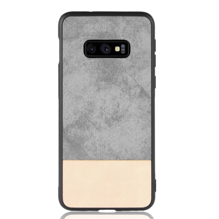 Shockproof Color Matching Denim PC + PU + TPU Case for Galaxy S10e