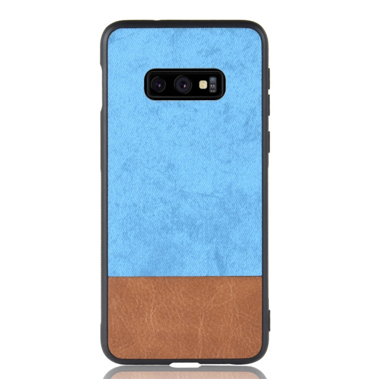 Shockproof Color Matching Denim PC + PU + TPU Case for Galaxy S10e