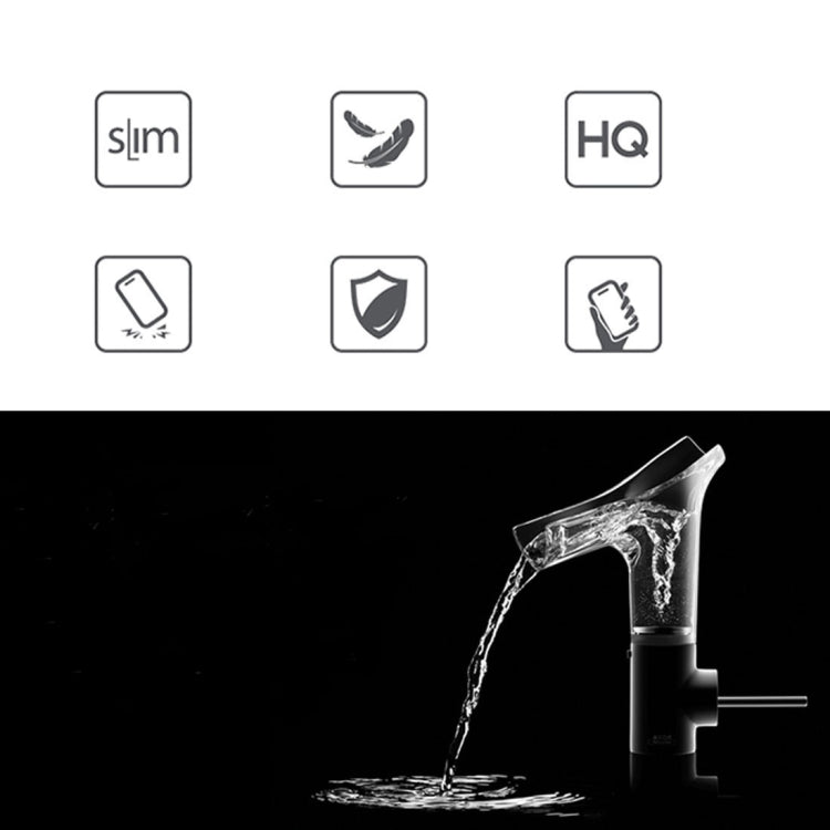 For Galaxy Note 8 Dropproof Transparent TPU Protective Back Cover Case