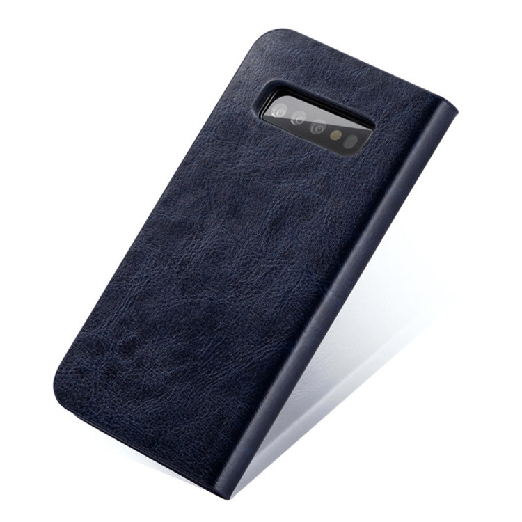 MUSUBO S3 Crazy Horse Texture Horizontal Flip PU Leather Case for Galaxy S10e, with Card Slots & Wallet